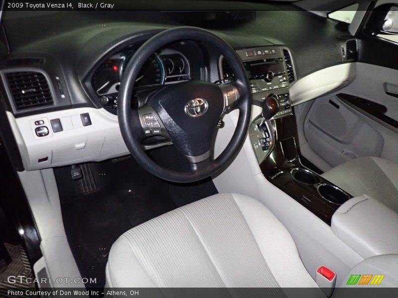 Black / Gray 2009 Toyota Venza I4