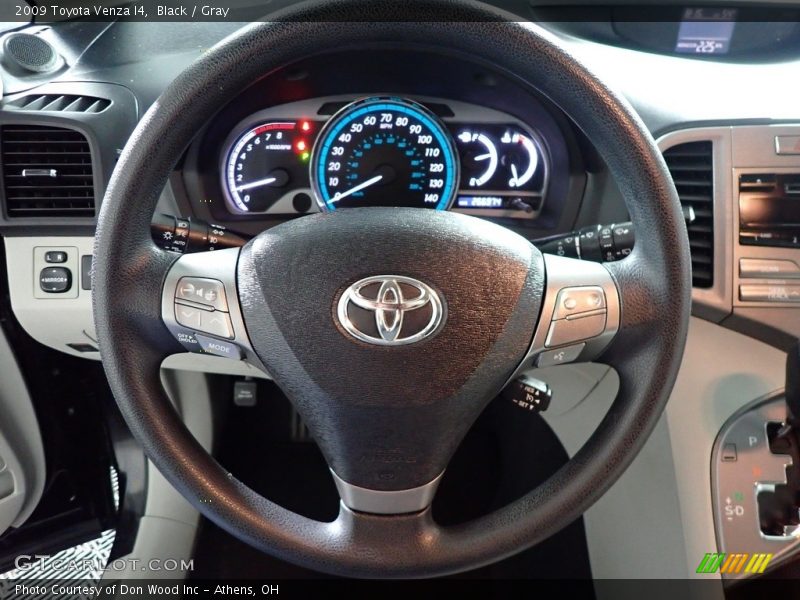 Black / Gray 2009 Toyota Venza I4