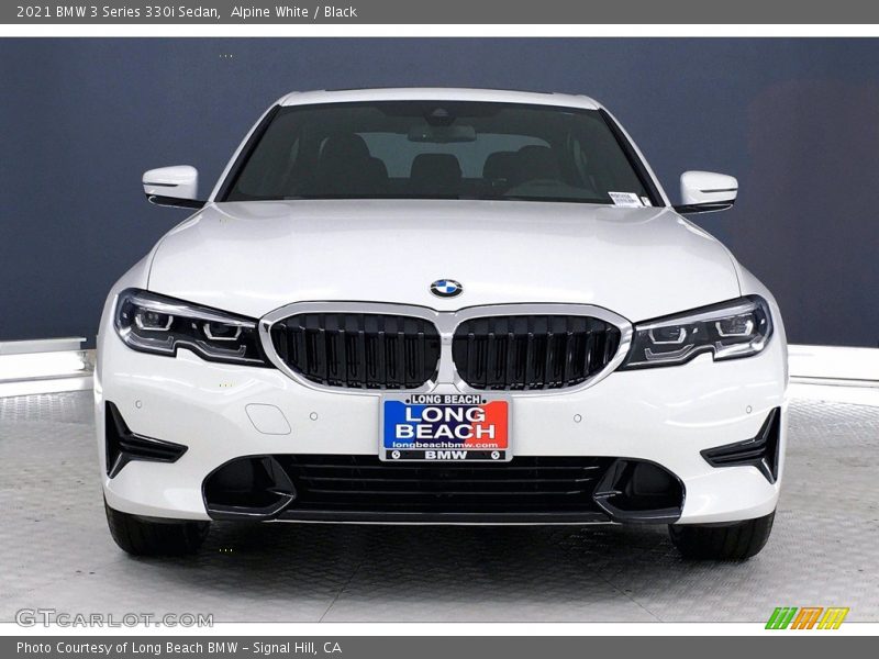 Alpine White / Black 2021 BMW 3 Series 330i Sedan