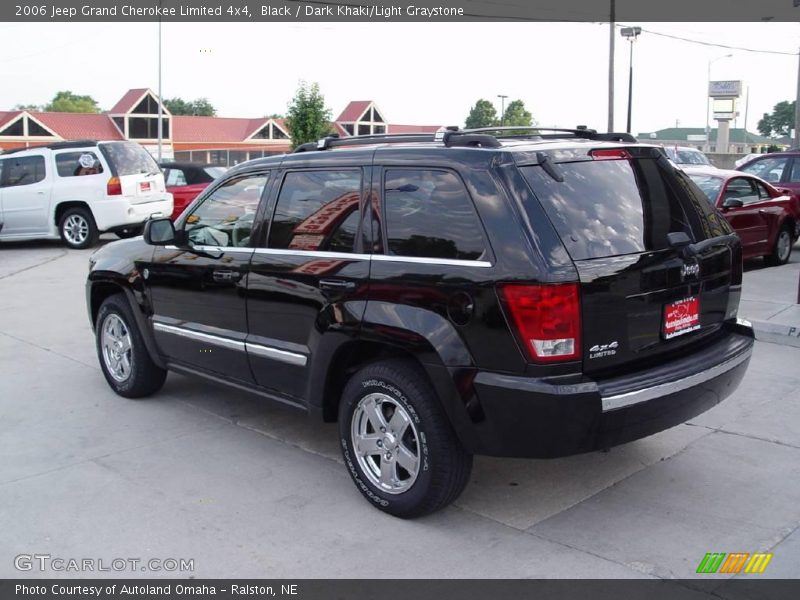 Black / Dark Khaki/Light Graystone 2006 Jeep Grand Cherokee Limited 4x4