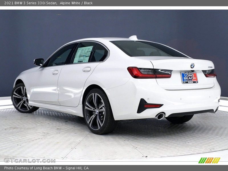 Alpine White / Black 2021 BMW 3 Series 330i Sedan