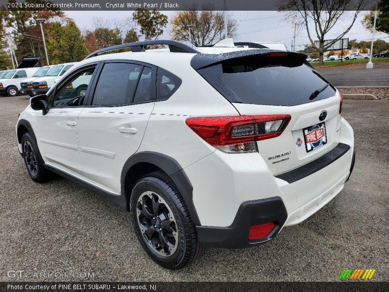 Crystal White Pearl / Black 2021 Subaru Crosstrek Premium