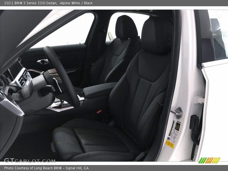 Alpine White / Black 2021 BMW 3 Series 330i Sedan