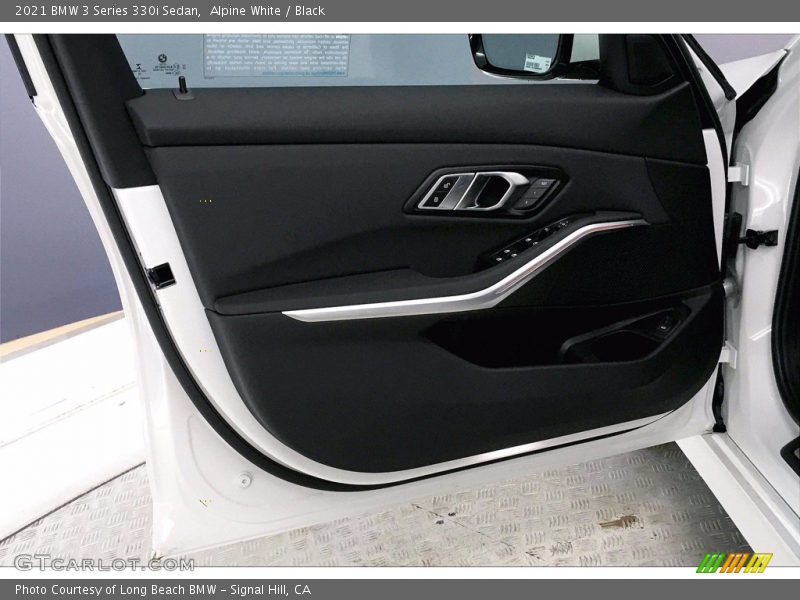 Alpine White / Black 2021 BMW 3 Series 330i Sedan