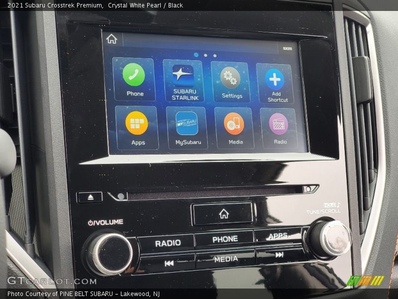 Crystal White Pearl / Black 2021 Subaru Crosstrek Premium