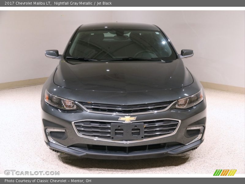 Nightfall Gray Metallic / Jet Black 2017 Chevrolet Malibu LT