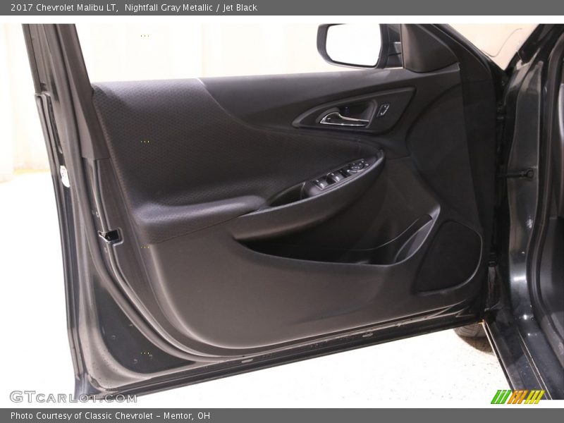 Nightfall Gray Metallic / Jet Black 2017 Chevrolet Malibu LT