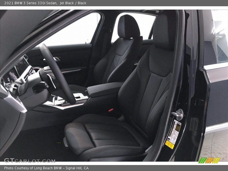 Jet Black / Black 2021 BMW 3 Series 330i Sedan