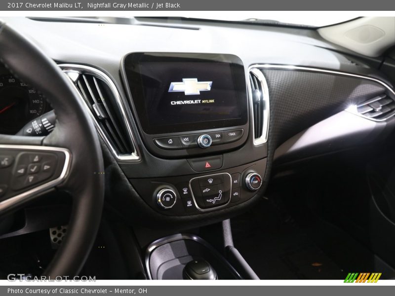 Nightfall Gray Metallic / Jet Black 2017 Chevrolet Malibu LT