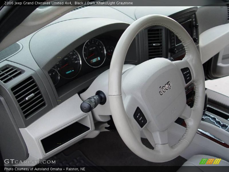 Black / Dark Khaki/Light Graystone 2006 Jeep Grand Cherokee Limited 4x4