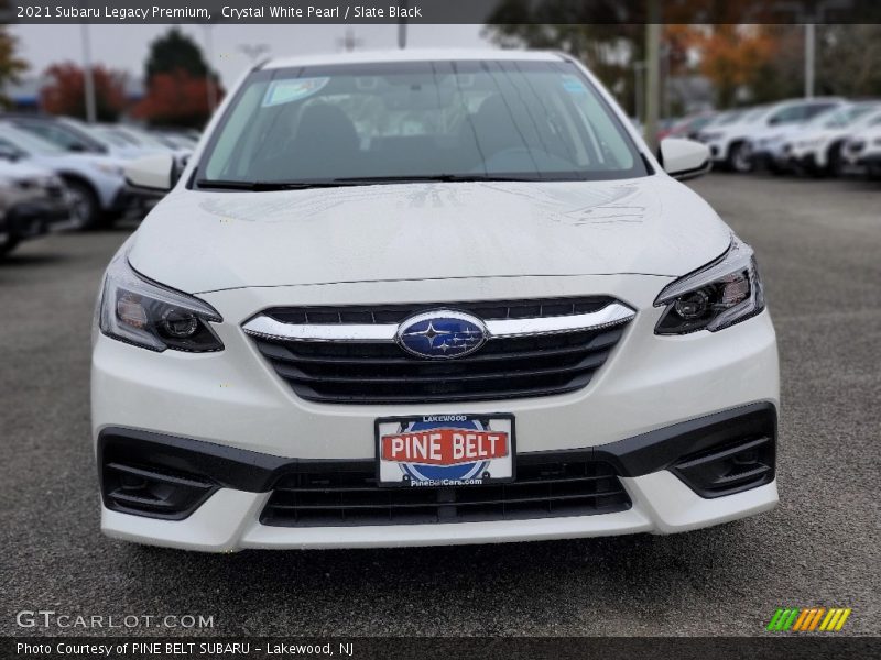 Crystal White Pearl / Slate Black 2021 Subaru Legacy Premium