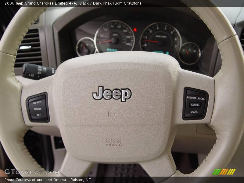 Black / Dark Khaki/Light Graystone 2006 Jeep Grand Cherokee Limited 4x4