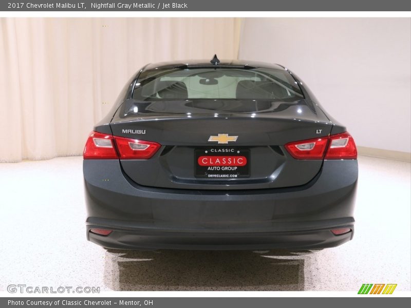 Nightfall Gray Metallic / Jet Black 2017 Chevrolet Malibu LT
