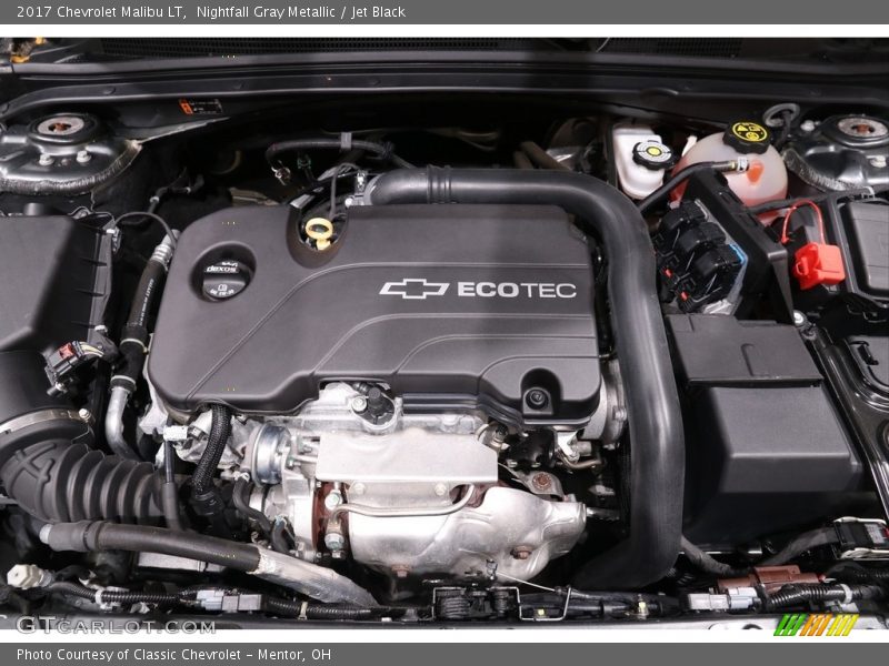 Nightfall Gray Metallic / Jet Black 2017 Chevrolet Malibu LT