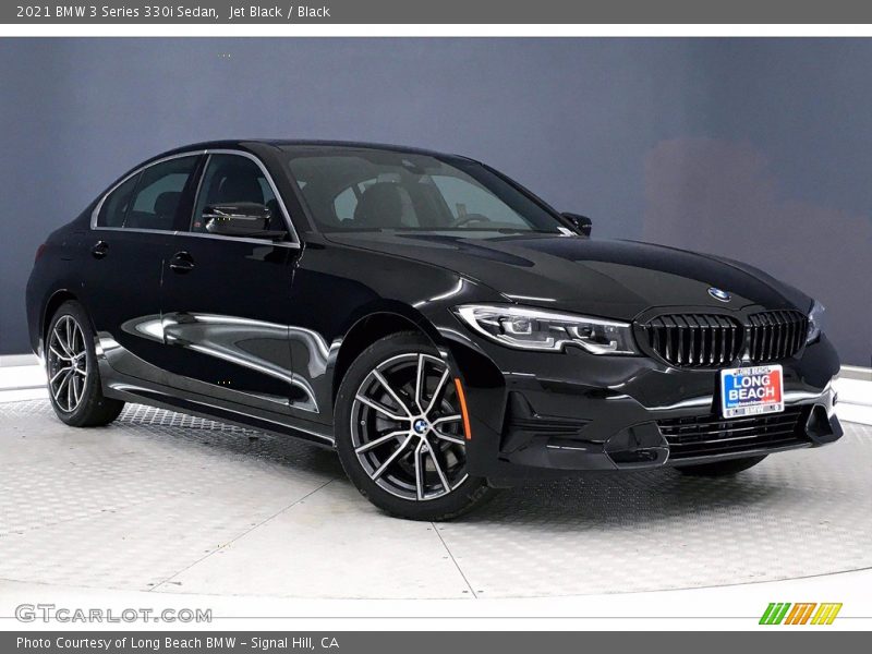 Jet Black / Black 2021 BMW 3 Series 330i Sedan