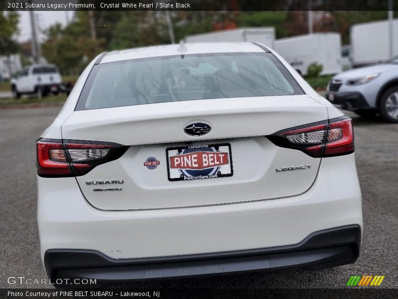 Crystal White Pearl / Slate Black 2021 Subaru Legacy Premium