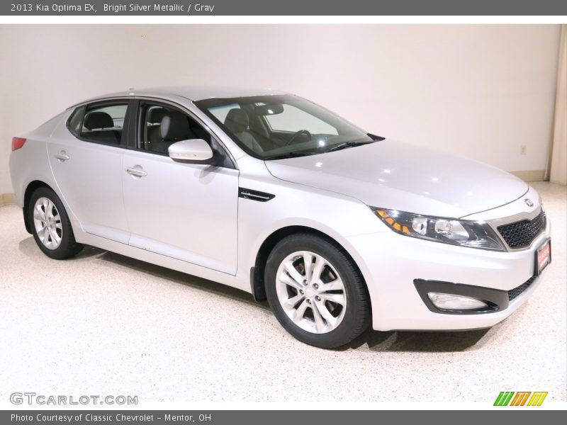 Bright Silver Metallic / Gray 2013 Kia Optima EX