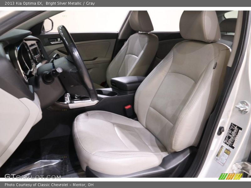 Bright Silver Metallic / Gray 2013 Kia Optima EX