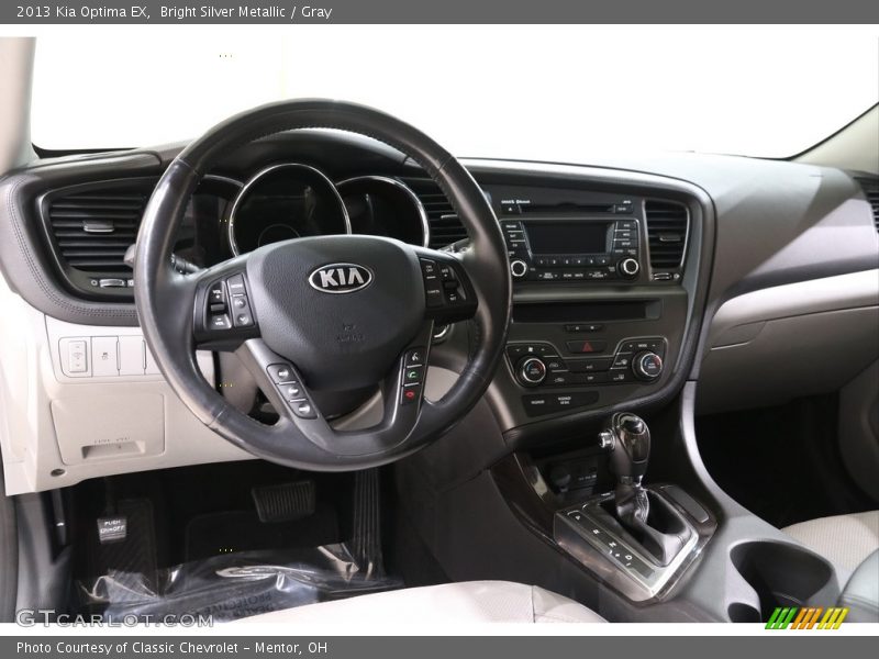 Bright Silver Metallic / Gray 2013 Kia Optima EX