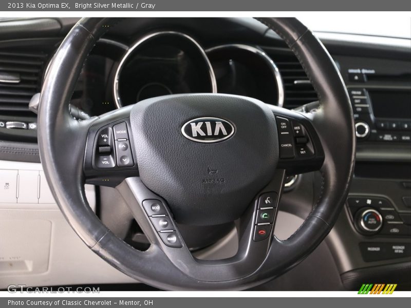 Bright Silver Metallic / Gray 2013 Kia Optima EX