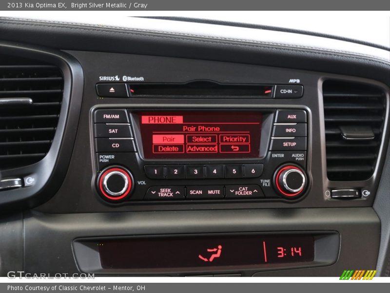Bright Silver Metallic / Gray 2013 Kia Optima EX