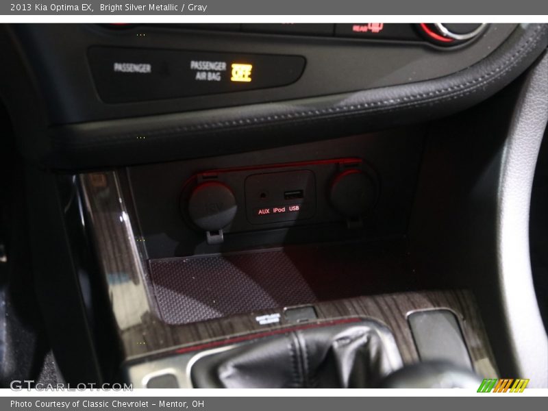 Bright Silver Metallic / Gray 2013 Kia Optima EX