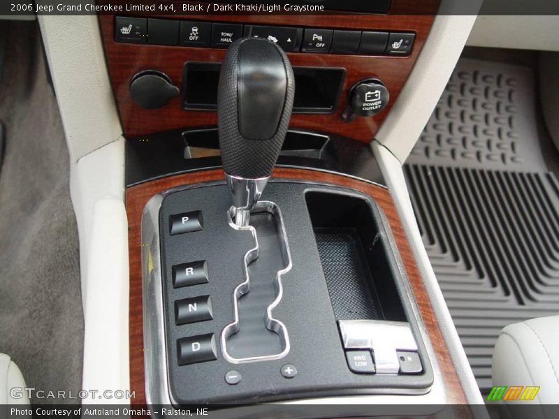 Black / Dark Khaki/Light Graystone 2006 Jeep Grand Cherokee Limited 4x4