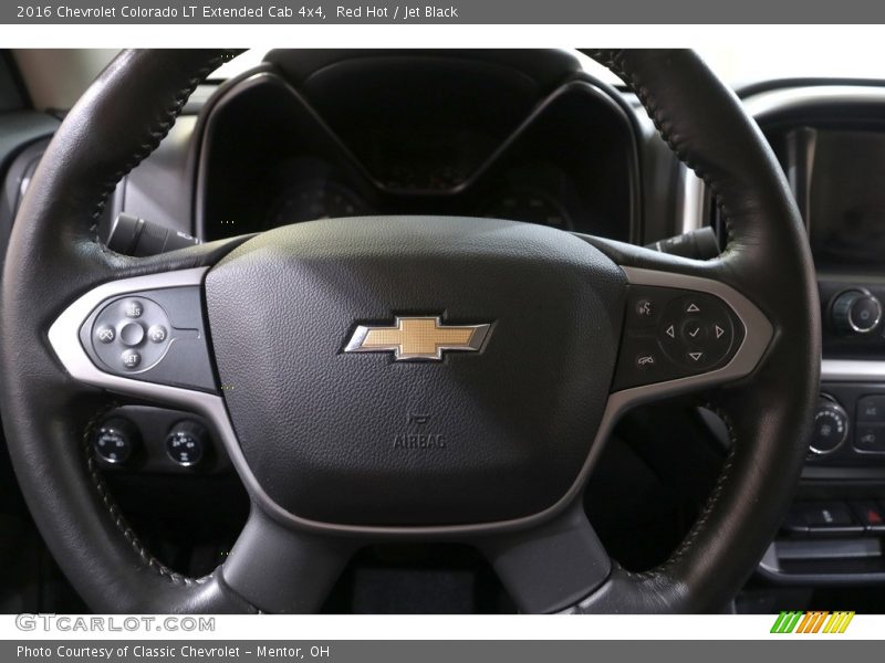 Red Hot / Jet Black 2016 Chevrolet Colorado LT Extended Cab 4x4