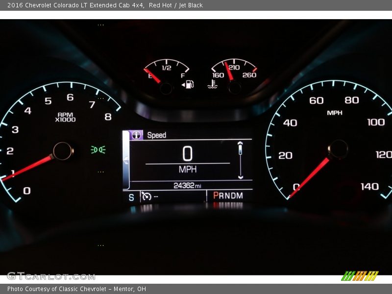  2016 Colorado LT Extended Cab 4x4 LT Extended Cab 4x4 Gauges
