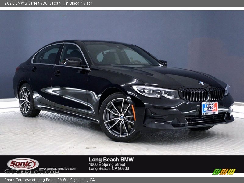 Jet Black / Black 2021 BMW 3 Series 330i Sedan