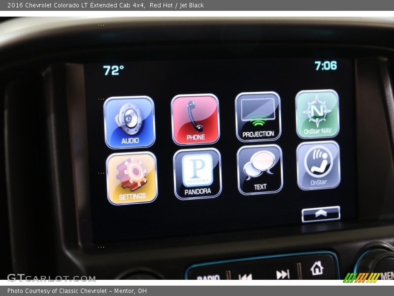 Red Hot / Jet Black 2016 Chevrolet Colorado LT Extended Cab 4x4