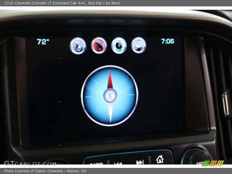 Controls of 2016 Colorado LT Extended Cab 4x4