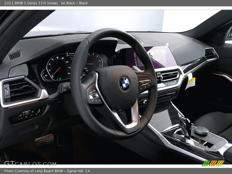 Jet Black / Black 2021 BMW 3 Series 330i Sedan