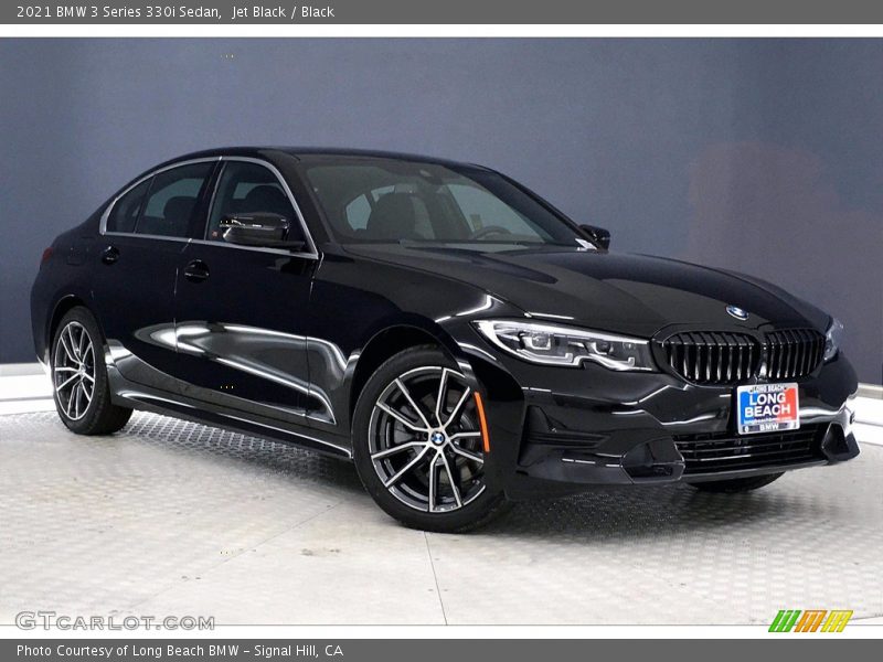 Jet Black / Black 2021 BMW 3 Series 330i Sedan