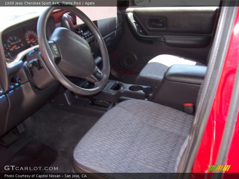 Flame Red / Agate 1999 Jeep Cherokee Sport 4x4