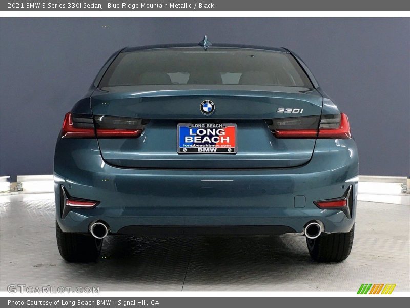 Blue Ridge Mountain Metallic / Black 2021 BMW 3 Series 330i Sedan