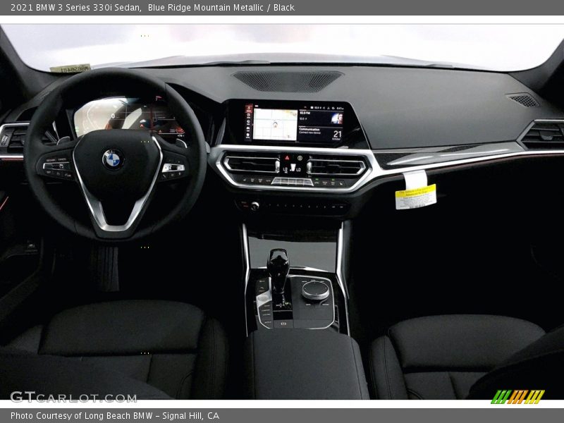 Blue Ridge Mountain Metallic / Black 2021 BMW 3 Series 330i Sedan