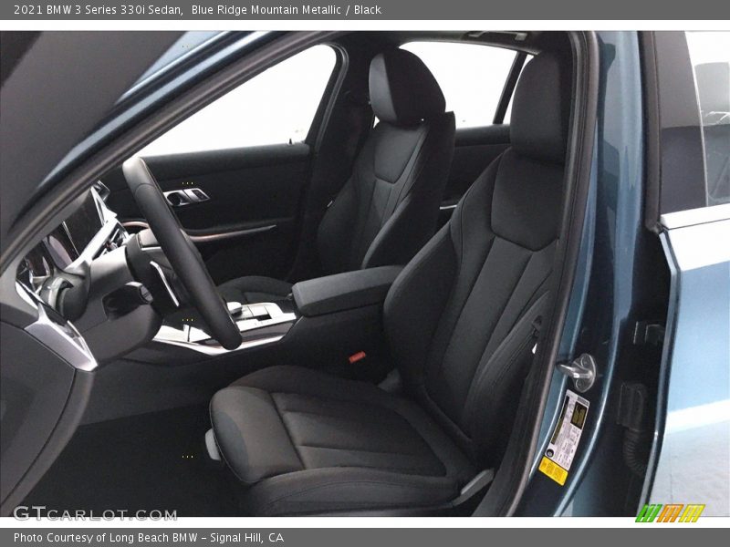 Blue Ridge Mountain Metallic / Black 2021 BMW 3 Series 330i Sedan