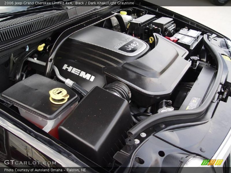 Black / Dark Khaki/Light Graystone 2006 Jeep Grand Cherokee Limited 4x4