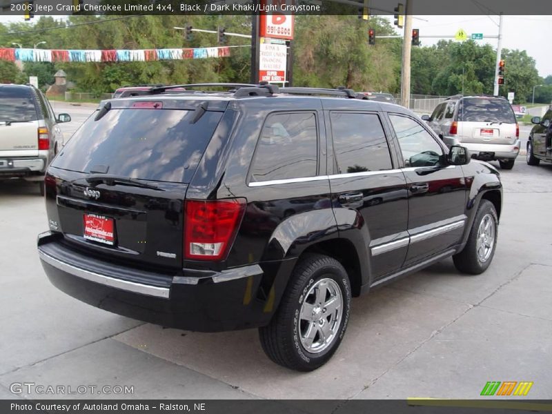Black / Dark Khaki/Light Graystone 2006 Jeep Grand Cherokee Limited 4x4