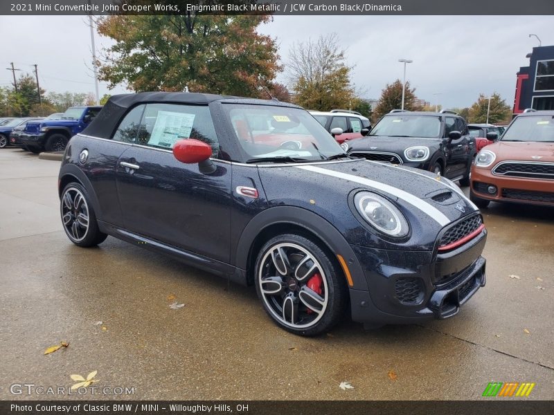 Front 3/4 View of 2021 Convertible John Cooper Works