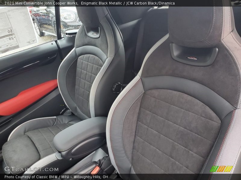 Front Seat of 2021 Convertible John Cooper Works