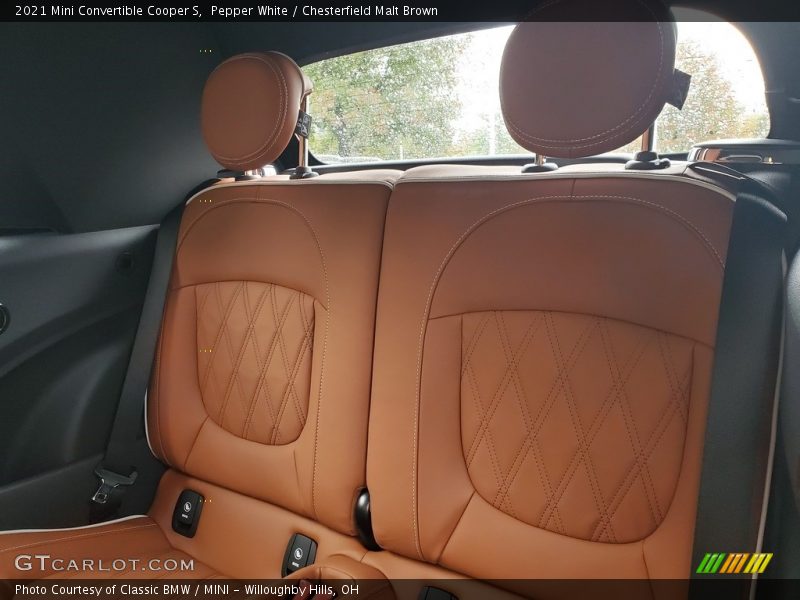 Rear Seat of 2021 Convertible Cooper S