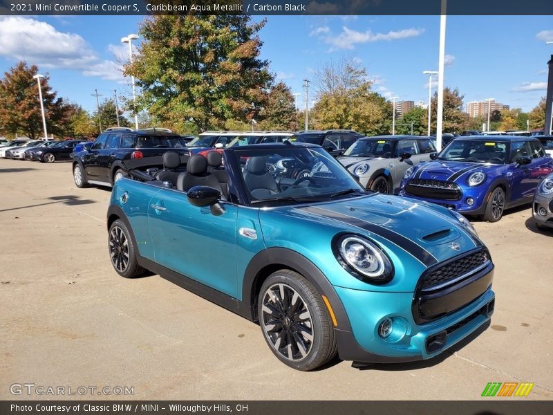 Front 3/4 View of 2021 Convertible Cooper S