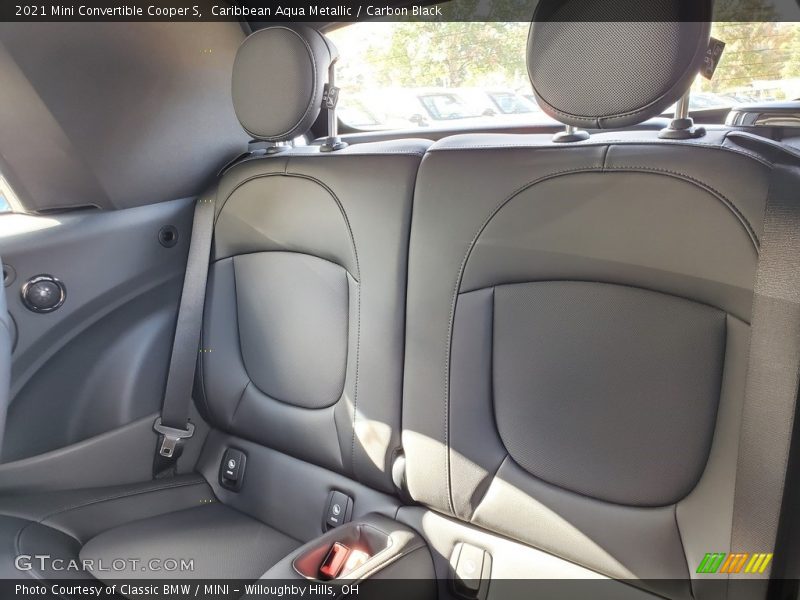 Caribbean Aqua Metallic / Carbon Black 2021 Mini Convertible Cooper S