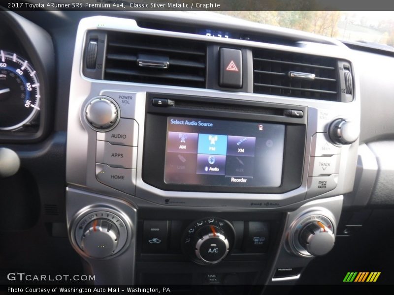 Classic Silver Metallic / Graphite 2017 Toyota 4Runner SR5 Premium 4x4