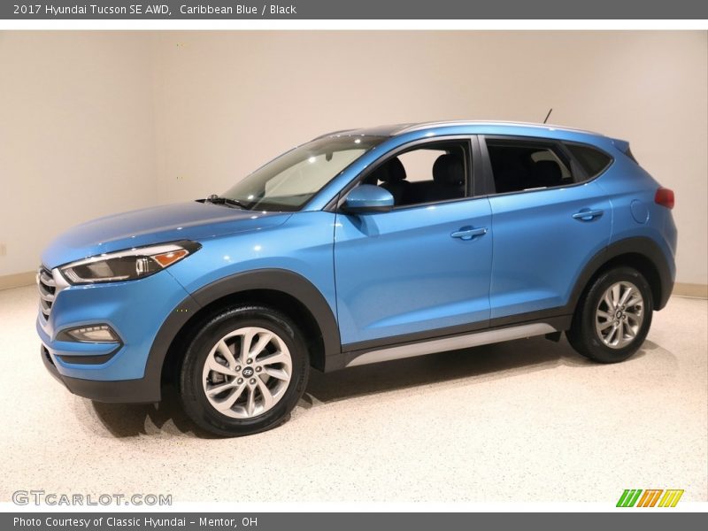 Caribbean Blue / Black 2017 Hyundai Tucson SE AWD