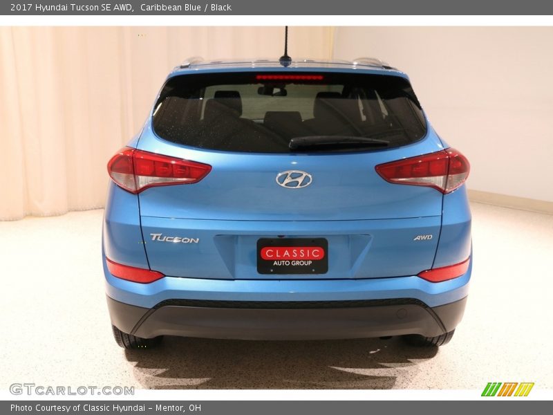 Caribbean Blue / Black 2017 Hyundai Tucson SE AWD