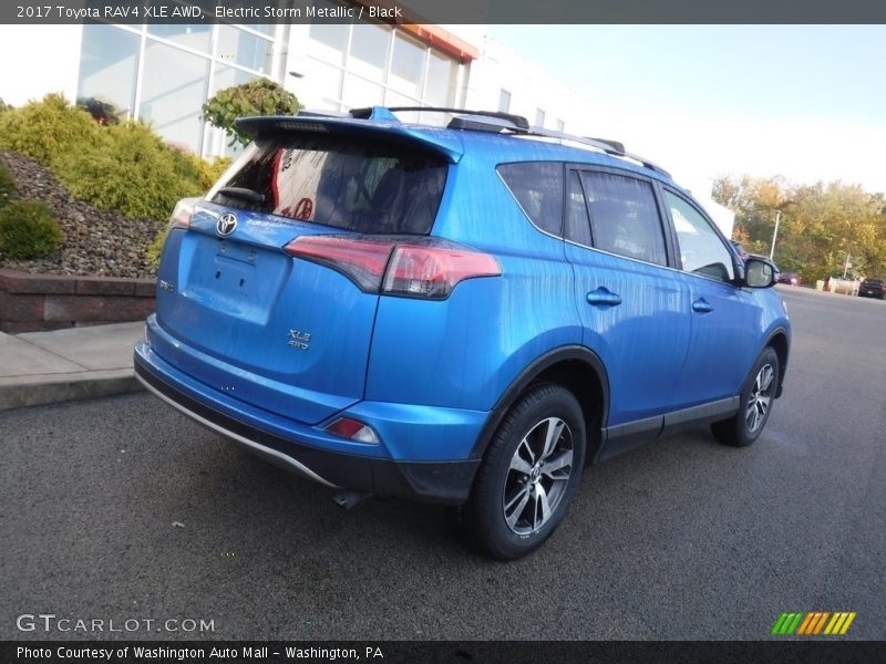 Electric Storm Metallic / Black 2017 Toyota RAV4 XLE AWD