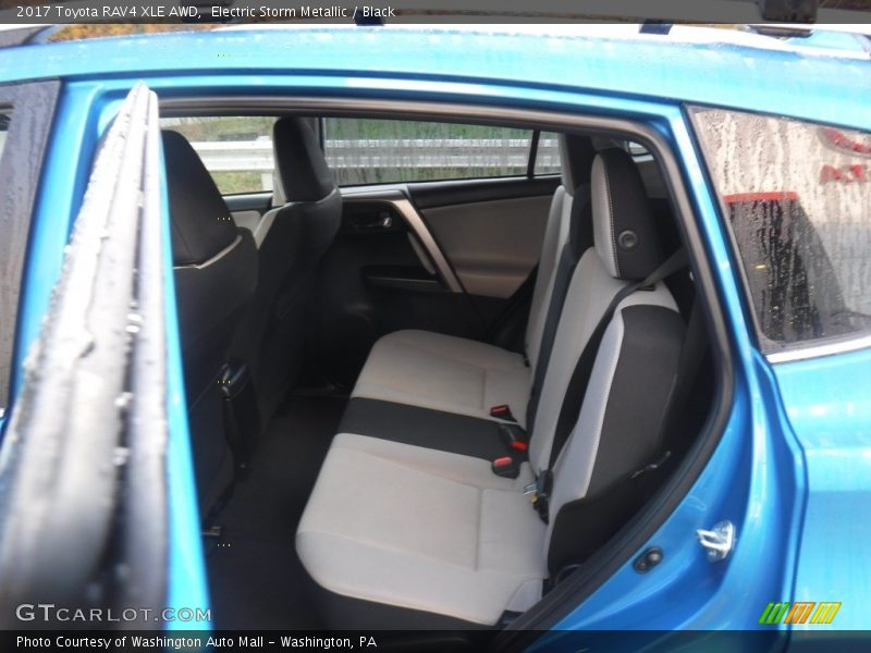 Electric Storm Metallic / Black 2017 Toyota RAV4 XLE AWD